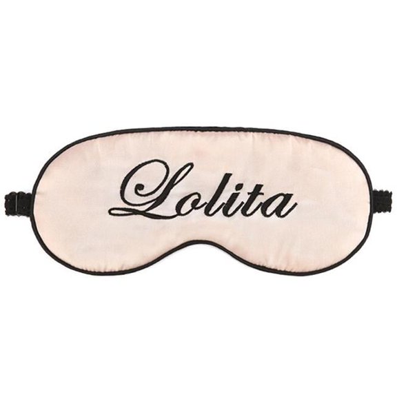 Double Sided Silk Eyeshade Sleep Eye Mask - Pink Orange - Loliota