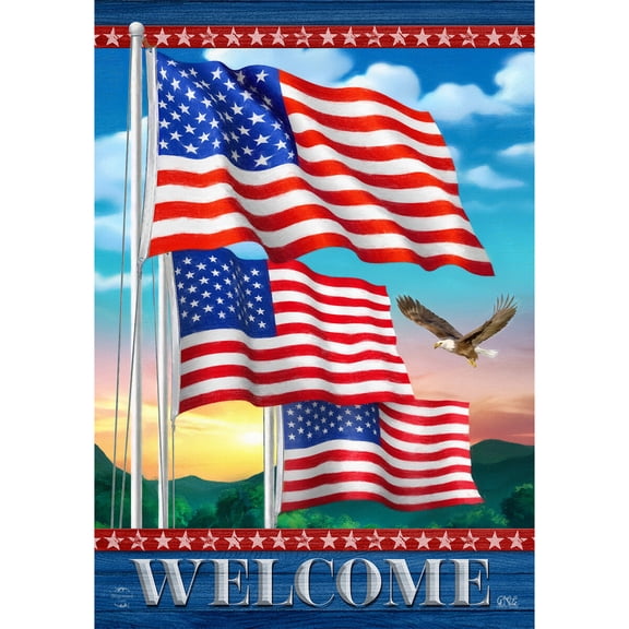 Briarwood Lane Everyday House Flag 40x28 For Outdoor Waving American Flags House Flag