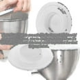 thumbnail image 3 of 2pcs Mixers Bowl Covers For Kitchenaid 5/6 Fermentation Lid -kv25g, 3 of 5