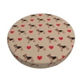 thumbnail image 1 of Disketp German Shepherd Dog Funda Redonda para Taburete, Funda de Cojín para Silla de Bar Suave y Elástica-12 inch, 1 of 7