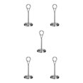 thumbnail image 3 of Redempat Stainless Table Number Holder Sign Holder Photo Stand for Hotel en Silvery 15cm 5Set, 3 of 6