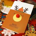 thumbnail image 4 of Muñeco de Nieve Fiudx Decoración del Hogar Tarjeta de Felicitación Navideña, 4 of 6