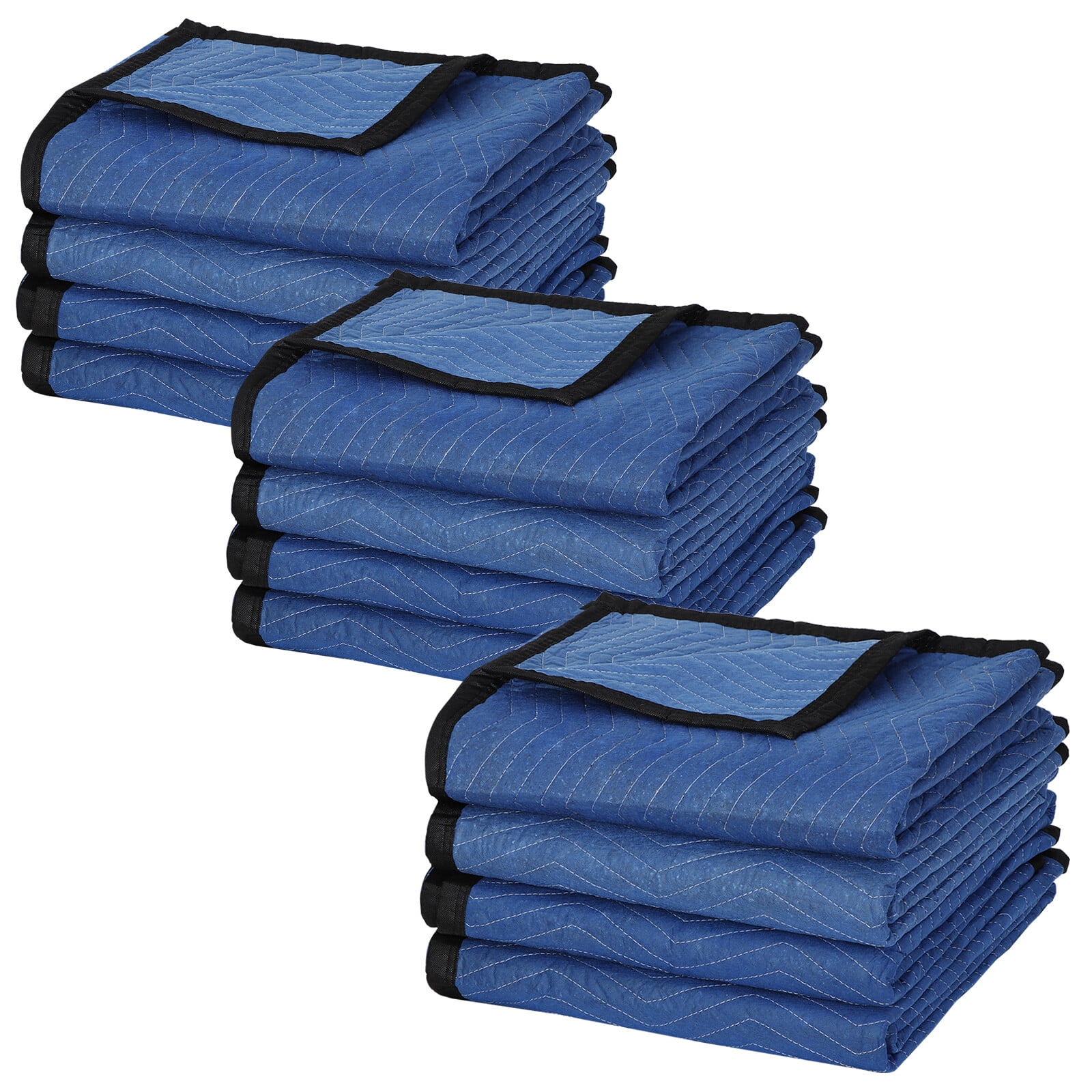 SuperDeal 12 Pack 80" x 72" Moving Blankets Furniture Packaging Pads