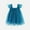 L-Blue, variant on Girls Layered Tulle Dress A-Line Purple Dress Girls Sleeveless Princess Butterfly for Girls Kids Dress Mardi Gras Outfit for Girl 12-18M