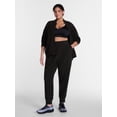 thumbnail image 2 of Avia Women's and Women's Plus Ribbed Ottoman Joggers, Sizes XS-4X, 2 of 6