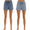 Domino Dots/Tradewinds, variant on Intimates Roudelain Women's Dot Print and Heather Pajama Shorts 2-Pack Blue Size L