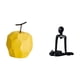 thumbnail image 5 of figura de arte,Escultura de fruta de porcelana decorativa para el hogar.,Estatua de fruta,decoración,adorno,fruta,figurita,oficina,Figura de escritorio,Escultura abstracta de pensador para, 5 of 8