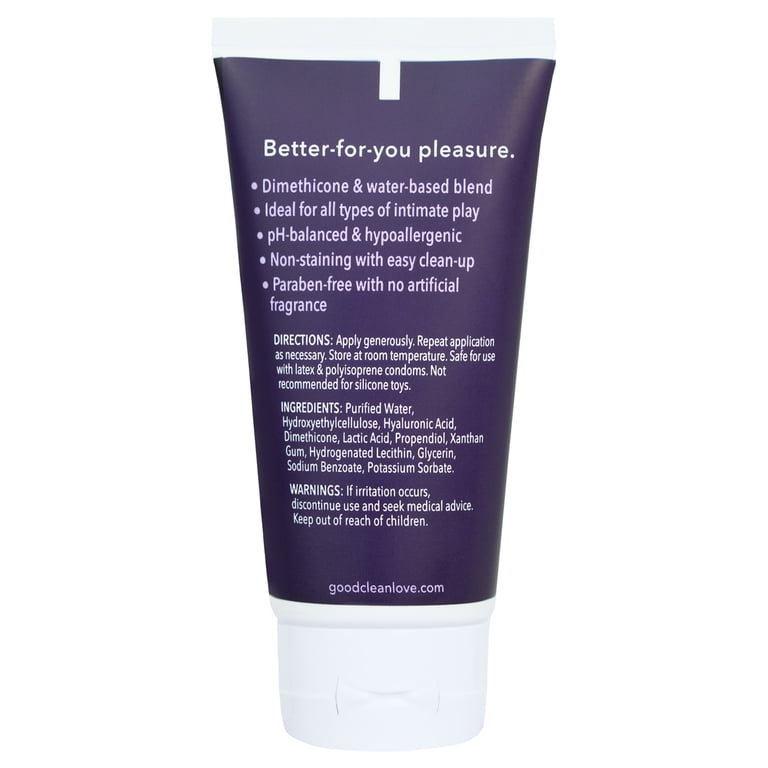Good Clean Love: Premium Hybrid Lubricant, Safe for Condoms, pH-Balanced,  Hypoallergenic, 1.69 oz