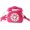 Rose Red, variant on Telephone Shaped Purse Crossbody Tote Bags Women Retro Phone Top-Handle Handbags for Girls