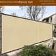 thumbnail image 1 of Red de privacidad para balcón de color beige, red de encriptación engrosada, red de protección solar, aislamiento térmico para exteriores, patio de jardín, 1 of 5