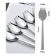 thumbnail image 2 of Sporks Juego de 4 tenedores de acero inoxidable 18/10 de 1,6 pulgadas de ancho para uso diario, utensilios para acampar con mochila, juego de cubiertos resistentes para ensalada de espagueti y, 2 of 8