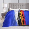 UltraSoft Micro Fleece Blanket,Abstract Oil Painting Art Blue Sky