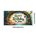 thumbnail image 3 of Colorful 3D Style Happy Birthday Banner Party Decoration Backdrop Photography Prop for Birthday Parties Family Gatherings Celebration Events Photo Booths, 3 of 7