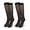 2 - Black Gold, variant on Gustave 5 Pairs Thin Dress Socks for Men Over the Calf Glitter Silk Sheer Socks Soft Breathable Formal Business Work Nylon Socks