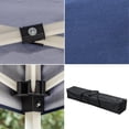 thumbnail image 6 of LiteHaven Canopy Tent, 10X10 FT Pop Up Canopy Outdoor Instant Tent Slant Legs with Carrying Bag, Portable Gazebo Shelter for Patio Deck Garden and Beach - 8X8 FT Canopy Cover, 6 of 8