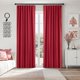 thumbnail image 1 of Cortinas ANRODUO 107 x 229 cm con aislamiento térmico, 2 paneles, color rojo, 1 of 6