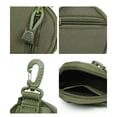 thumbnail image 3 of Yokua Outdoor Sports Small Molle Pouch Accessories Mini EDC Pocket for Case Portable Coin Purse Keychain Wallet Wireless Headset Pack Waist Belt Bag with Hook, 3 of 8