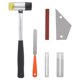 thumbnail image 1 of Kit De Herramientas Para Trastes De Guitarra, Herramientas De Pulido De Guitarra De Metal Tubular, Actuaciones Para Amantes De La Música De Guitarra, Hogar EOTVIA Guitar Fret Hammer, 1 of 8