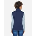 thumbnail image 3 of CORE365 CE701W Women's Cruise Two-Layer Fleece Bonded Soft Shell Vest-Classic Navy-M, 3 of 5