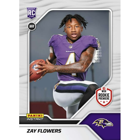 NFL 2023 Instant RPS First Look Football Zay Flowers #9 (Rookie Card)