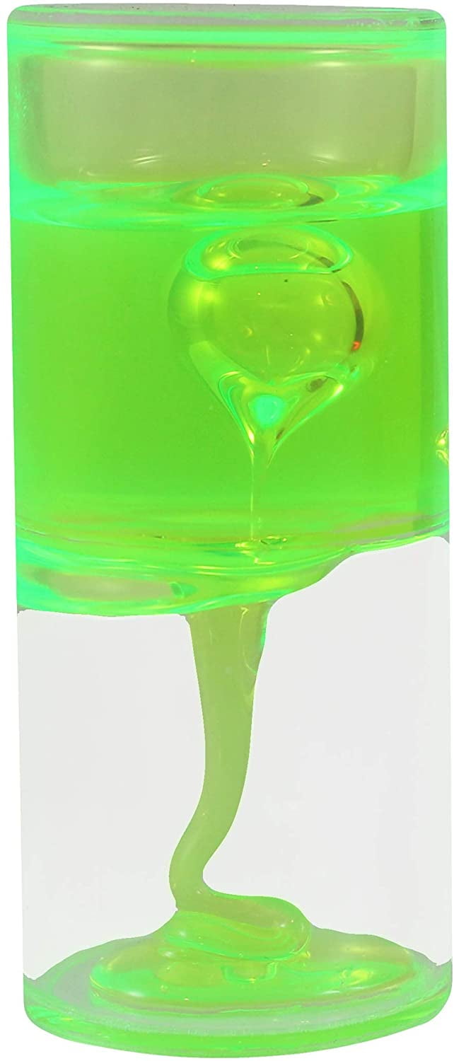 1 Slime Ooze Liquid Dripping Goo Timer - Calm Down Jar - Soothing and Calming Motion - Liquid Timer Sensory Office Desk Toy - Visual Stimulation (Random Color)