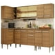 thumbnail image 1 of Cocina Integral Completa Esquinera 293cm Emilly Play Madesa 04 - Marrón Madesa GCEM293004, 1 of 10