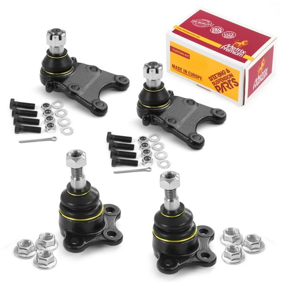 Metrix Premium Chassis Parts - 4 PC Front Lower & Upper Ball Joint Kit Fits 04-12 Chevrolet Colorado RWD, 04-12 Colorado 4WD, 07-08 Isuzu i-370 4WD, i-370 RWD, Replacement K80997 K80984