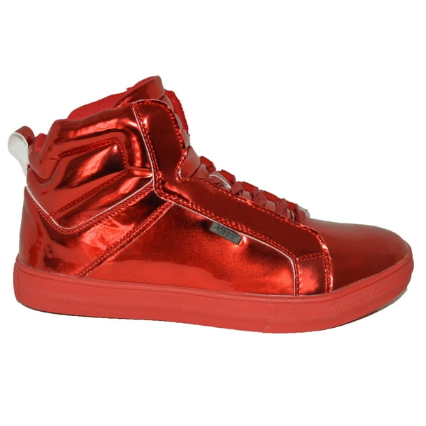 velcro high top trainers