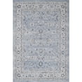 thumbnail image 3 of Troy Vintage Light Blue Traditional Soft Rug Blue 7'9" x 10'2" Latex Free Oriental, Border 7' x 9' Living Room, Bedroom, 3 of 5