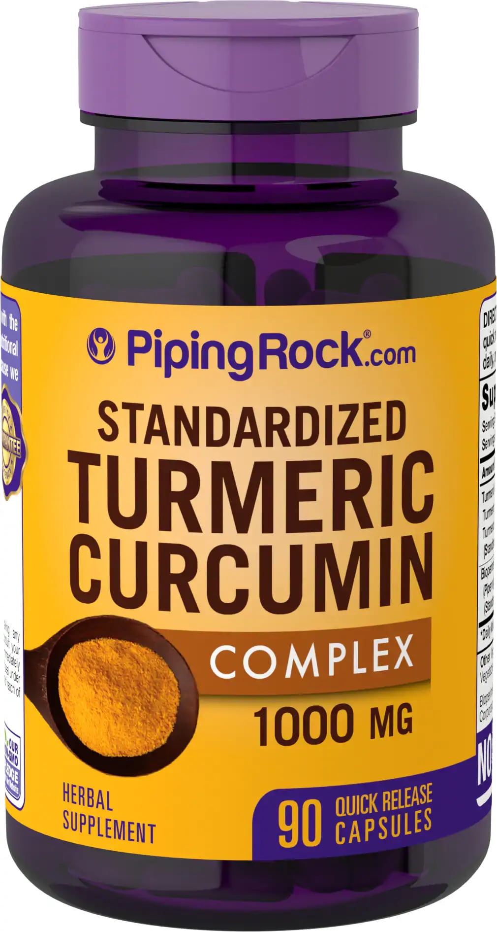 Piping Rock Standardized Turmeric Curcumin Complex 500 mg 120 Quick Release Capsules Herbal Piping Rock Standardized Turmeric Curcumin Complex 500 mg 120 Quick Release Capsules Herbal