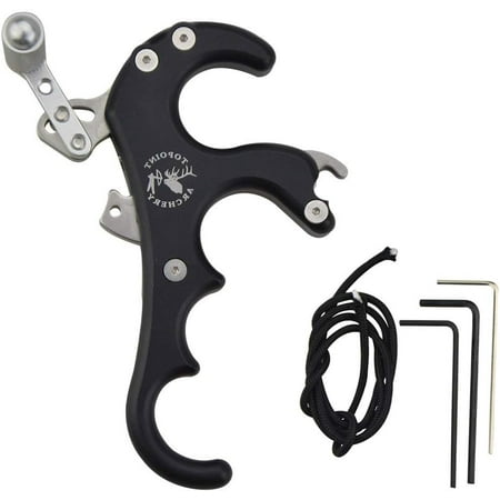 TOPOINT Bow Release 4 Thumb Trigger Archery Release Aid Compound Bow Accessory Hunting Finger Release Trigger