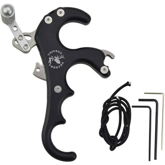 TOPOINT Bow Release 4 Thumb Trigger Archery Release Aid Compound Bow Accessory Hunting Finger Release Trigger