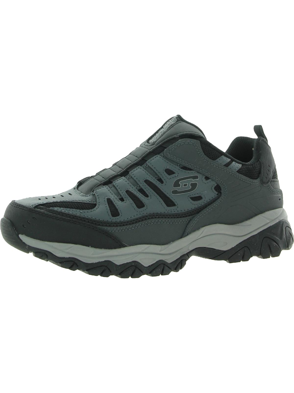 Skechers Afterburn Wonted Memory Fit Mens Slip on Shoes, Sporty Trainer Sneakers