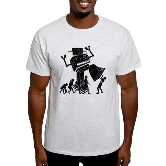 CafePress - Robot Apocalypse T Shirt - Men's Classic Graphic T-Shirt