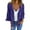 Purple, variant on wdsxpo Jackets for Women Cardigans Lightweight Jacket Casual Long Sleeve Lapel Coat Solid Color Open Front Oversized Jackets