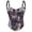 Purple, variant on Women Tummy Control Corset Top Shiny Floral Printed Strap Sweetheart Back Lace Up Bone Support Slimming Waist Shaper Body Shaping Trendy