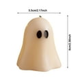 thumbnail image 2 of BKER Halloween Candle White Decorative Candle Cute Candle Suitable For Halloween Party Home And Table Decoration, 2 of 4