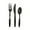 Black, variant on Impresserve Disposable Cutlery Set, Onyx Design, 720 Pieces: 360 Forks, 240 Spoons, 120 Knives