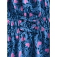 thumbnail image 3 of Wonder Nation Girls' Bow Front Peasant Top with Short Puff Sleeves, Sizes 4-18 & Plus, 3 of 3