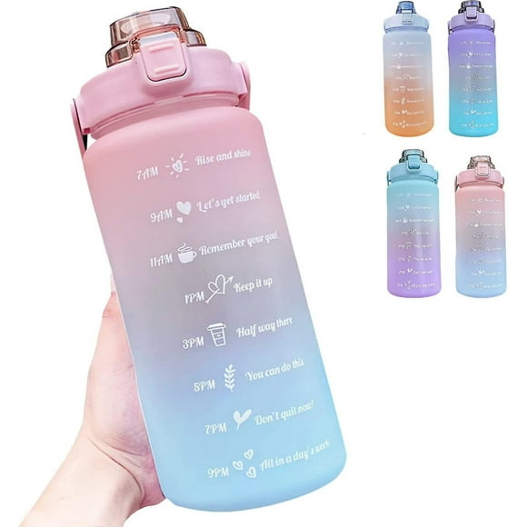 2 Litre Water Bottle ,big Water Bottle With Straw, Leakproof Sport Water Bottles