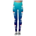 thumbnail image 4 of MKLEKYY Leggings para mujer, leggings con estampado navideño festivo para mujer, pantalones de yoga de cintura alta, mallas deportivas cómodas para fitness y entrenamiento, 4 of 4