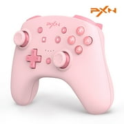 PXN 9607X Hall Trigger Wireless Controller for Nintendo Switch/ Switch Lite/ OLED, PC, iOS(16 Version Only) - Hall Effect Joysticks Pink