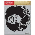 thumbnail image 3 of Stencil1 Afro Girl Stencil Art Craft - 8.5" x 11", 3 of 6