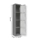 thumbnail image 2 of Locker Metálico Alto de 4 Compartimentos con Puertas y Llave para Almacenamiento Seguro para Oficina, Escuela o Gimnasio, 2 of 8