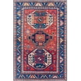 thumbnail image 3 of Mark&Day Area Rugs, 8x10 Mariahout Traditional Dark Red Area Rug, Red Blue Orange Carpet for Living Room, Bedroom or Kitchen (7'6" x 9'6"), 3 of 9