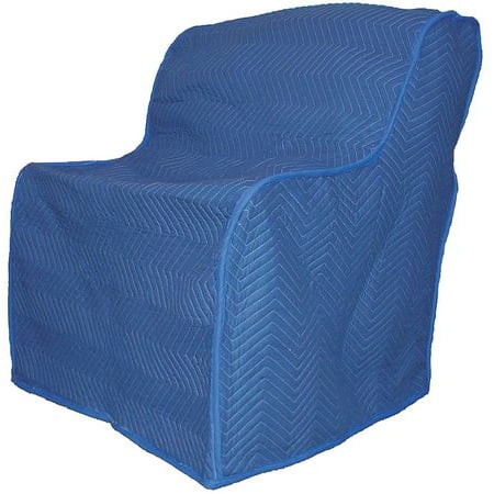 4LGK1 Furniture Cover, 45 In. L x 40 In. W, Blue