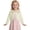 Yellow, variant on Girls Cardigan Cropped Shrug One Button Flower Hollow Out Knit Ruffle Trim Sweater for Kids Yellow Size 4T