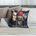 thumbnail image 6 of Johnny Depp Pillow Case Soft Pillow Cover Pillowcase Decorative Cushion Cover Home Decor 20 "x20 ", 6 of 8