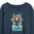 thumbnail image 3 of Disney Brave - Merida Strong Willed - Women's Lightweight French Terry Long Sleeve Shirt, 3 of 5