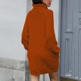 thumbnail image 6 of Yokua Women's Loose Turtleneck Oversize Long Pullover Sweater Dress, 6 of 7